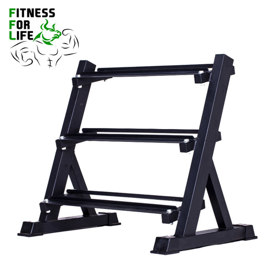 600 lb HEX Dumbbells Set + Rack