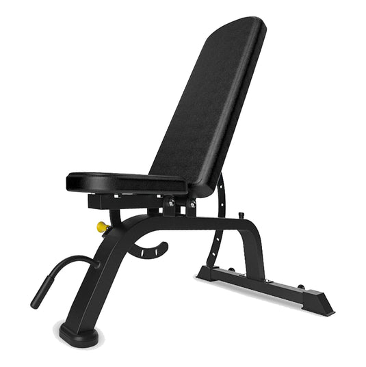 Poule de traction Lat Power Rack + banc HD (plaques de poignée en caoutchouc)